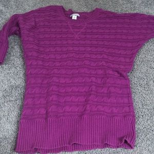 purple old navy sweater